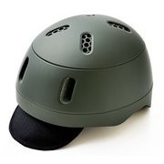 自転車用ヘルメット kumoa Nylon visor Olive(クモア ナイロンバイザー/オリーブ) 56~60cm KS004OV