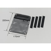シートインポケット Sサイズ(PVCブラックレザー製 Sサイズ:170mm×220mm) 25033
