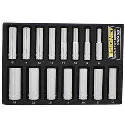 12436 [3/8DR 15PC ディープソケットセット DESIGNトレー]