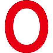 6300000349 [通り芯標識600角 O]