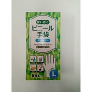 使い捨て ビニール手袋 Lサイズ 100枚 CZVT-100L