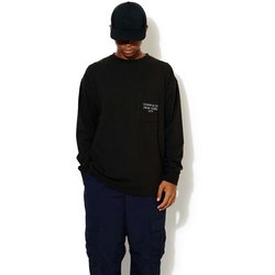 GOTHAM PKT L/S TEE cac-01-2301-04 BLACK Lサイズ [アウトドア カットソー メンズ]