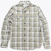 シルバーリッジ2.0プレイドL/Sシャツ Silver Ridge 2.0 Plaid L/S Shirt AE0649 040 Columbia Grey Sサイズ [アウトドア シャツ メンズ]
