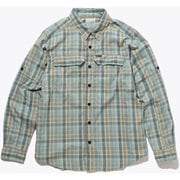 シルバーリッジ2.0プレイドL/Sシャツ Silver Ridge 2.0 Plaid L/S Shirt AE0649 346 Metal Gathered Plaid Mサイズ [アウトドア シャツ メンズ]