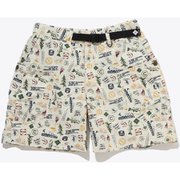 フォレストキャンプライフショーツ Forest Camp Life Short PM0652 022 Stone/Camping Print Sサイズ [アウトドア ショートパンツ メンズ]