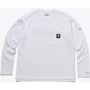 ジェームスブルックロングスリーブTシャツ James Brook Long Sleeve Tee PM0332 100 White Sサイズ [アウトドア カットソー ユニセックス]