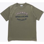 ウィメンズチャールズドライブS/S Tシャツ W Charles Drive Short Sleeve Tee PL6669 349 Safari College Mサイズ [アウトドア カットソー レディース]