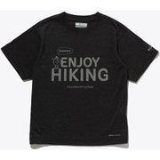 エンジョイマウンテンライフショートスリーブTシャツ Y Enjoy Mountain Life Short Sleeve Tee PY4895 031 Charcoal Heather, Enjoy Graphic Mサイズ [アウトドア トップス キッズ]