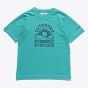 マウントエコーショートスリーブグラフィックTシャツ Mount Echo Short Sleeve Graphic Shirt AB6637 454 Bright Aqua Hthr, Outdoors Everyone Grx Sサイズ [アウトドア トップス キッズ]