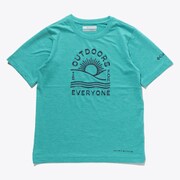 マウントエコーショートスリーブグラフィックTシャツ Mount Echo Short Sleeve Graphic Shirt AB6637 454 Bright Aqua Hthr, Outdoors Everyone Grx Mサイズ [アウトドア トップス キッズ]