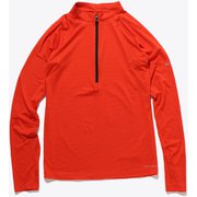 エンドレストレイル1/2ジップメッシュロングスリーブ M Endless Trail 1/2 Zip Mesh Long Sleev AE4556 839 Spicy Lサイズ [ランニングウェア シャツ メンズ]