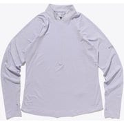 ウィメンズエンドレストレイル1/2ジップメッシュロングスリーブ W Endless Trail 1/2 Zip Mesh Long Sleev AR0932 568 Purple Tint Sサイズ [ランニングウェア シャツ レディース]