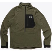 ポーラテックパワーグリッドHZ ジャケット Polartec Power Grid Half Zip Jacket OM4035 347 Surplus Green Heather Mサイズ [アウトドア フリース メンズ]