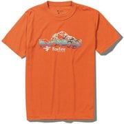 CシールドアネハヅルT S/S C-SHIELD Demoiselle Crane Tee S/S 5215308 085 オレンジ Mサイズ [アウトドア カットソー メンズ]