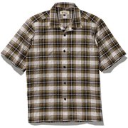 CシールドサーフェスCOC S/S C-SHIELD Surface Check OC Shirt S/S 5212203 218 ゴールドオーカー Lサイズ [アウトドア シャツ メンズ]