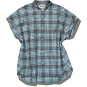 TSミストリネンシャツS/S TS Mist Linen Shirt S/S 8212367 055 ミント Mサイズ [アウトドア シャツ レディース]