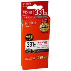 互換インクカートリッジ キヤノン BCI-331XLGY グレー（染料） 大容量タイプ PLE-C331XLGY