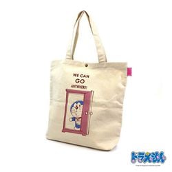 6009P Doraemon3 ドラえもん 帆布トートバッグ どこでもドア