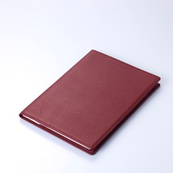 本革ノートカバーA5 ワインレッド GRE-A5NC-04