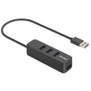 BSH4U328U3BK [USB3.2（Gen1）対応 上挿し 4ポート バスパワー Type-A USBハブ ブラック]