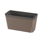 ミエルノPlusプランター27型N ダークブラウン 幅27×奥行12×高さ14.5cm 170096