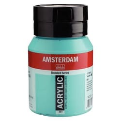 アムステルダムアクリリックカラー 500ml #661 ターコイズグリーン T1772-661-2