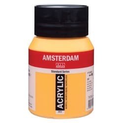 アムステルダムアクリリックカラー 500ml #253 ゴールドイエロー T1772-253-2