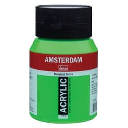 アムステルダムアクリリックカラー 500ml #605 ブリリアントグリーン T1772-605-2