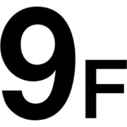 6300000436 [階数表示標識600角 9F]