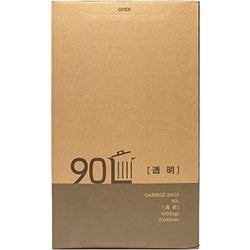ゴミ袋 BOXタイプ 90L 100枚 透明 SA-127