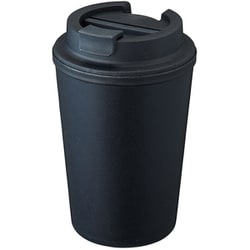 ダブルウォールタンブラー バンブーファイバー配合 340ml ブラック TS-1697-009