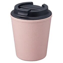 ダブルウォールタンブラー バンブーファイバー配合 340ml スモークピンク TS-1697-030