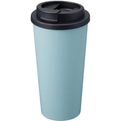 ダブルウォールタンブラー バンブーファイバー配合 480ml スモークブルー TS-1733-034