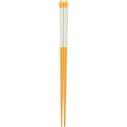 塗箸  食洗対応 ライトウッド 23cm 白