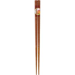 塗箸 本漆 先角 21cm 赤富士