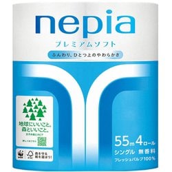 ネピア プレミアムソフト トイレット 4ロール シングル