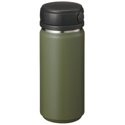 Zalatto サーモハンドルスタイルボトル 350ml カーキ TS-1411-025