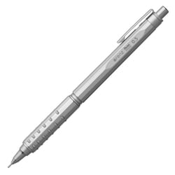 シャープペン orenz AT（オレンズ エーティー） デュアルグリップタイプ 0.5mm B ノック式（自動芯出し機構） 本体色：シルバー XPP2005-Z