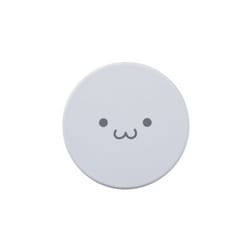 マウスパッド 丸型 スムースクロス素材 ほどよいグリップ感 厚さ 6mm 約21cm×約21cm テレワーク グレー MP-FC01GF