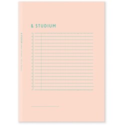 SUMMARY NOTE BOOK B5 CORAL PINK GSNB5-06