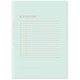 SUMMARY NOTE BOOK B5 PALE GREEN GSNB5-07