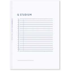 SUMMARY NOTE BOOK B5 WHITE GSNB5-08