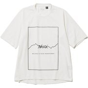 ドライミックス フレームロゴティー DRY MIX FRAME LOGO TEE N000550 WHT Lサイズ [アウトドア カットソー メンズ]