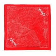 パルバットコントアーマップバンダナ PARBAT CONTOUR MAP BANDANNA N000749 RED [バンダナ]