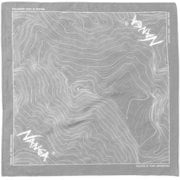 パルバットコントアーマップバンダナ PARBAT CONTOUR MAP BANDANNA N1GT GRY [バンダナ]