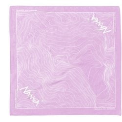 パルバットコントアーマップバンダナ PARBAT CONTOUR MAP BANDANNA N1GT MAUVE [バンダナ]