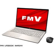 FMVN90H1G [大画面ノートパソコン/FMV NHシリーズ/17.3型ワイド/Core i7-12700H/メモリ 16GB/SSD 512GB/Windows 11 Home/Office Home and Business 2021/シャンパンゴールド]