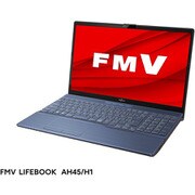 FMVA45H1L [ノートパソコン/FMV AHシリーズ/15.6型ワイド/Core i3-1115G4/メモリ 8GB/SSD 256GB/Windows 11 Home/Office Home and Business 2021/メタリックブルー]