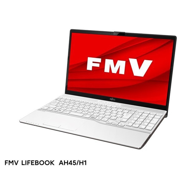 FMVA45H1WC [ノートパソコン/FMV AHシリーズ/15.6型ワイド/Core i3-1115G4/メモリ 8GB/SSD 512GB/Windows 11 Home/Office Home and Business 2021/プレミアムホワイト/ヨドバシカメラ限定モデル]