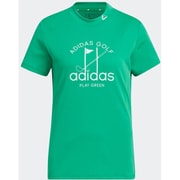 AD23SS NMJ59 HS9028 GN J/L [ゴルフシャツ レディース PG グラフィックS/Sモックネックシャツ 半袖 J/L グリーン]